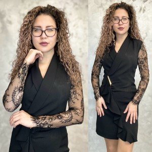 Луксозна рокля - Blazer Dress