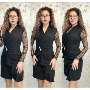 Луксозна рокля - Blazer Dress