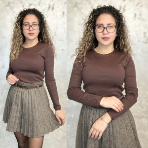 Дамска рипс блуза - Liana 002