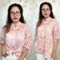 Дамска риза - Floré pink Дамска риза - Floré pink
