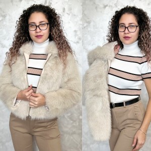 Луксозно дамско палто - Miss beige Луксозно дамско палто - Miss beige
