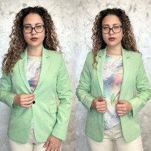 Елегантно дамско сако в цвят мента - Elegance Mint Елегантно дамско сако в цвят мента - Elegance Mint