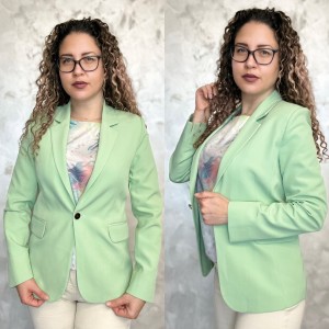 Елегантно дамско сако в цвят мента - Elegance Mint Елегантно дамско сако в цвят мента - Elegance Mint
