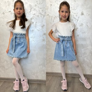 Детска дънкова пола Детска дънкова пола