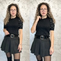 Пола - панталон Vera black 