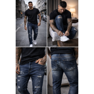Мъжки дънки - Dark Rebel Denim