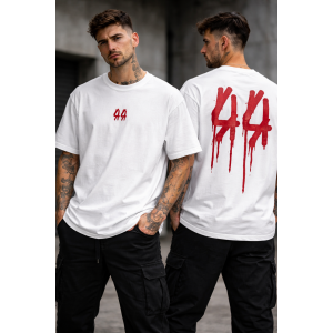 Мъжка Premium тениска - 44 Red design Мъжка Premium тениска - 44 Red design
