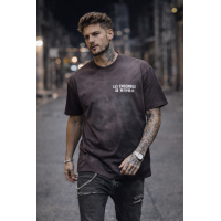 Мъжка Oversized тениска Brown Smoke
