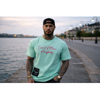 Мъжка тениска Oversized Mint Pink 