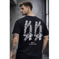 Мъжка Premium Streetwear тениска - 44 Label black